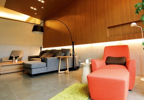 时尚简洁、色彩明快的现代简约风格的居室空间设计