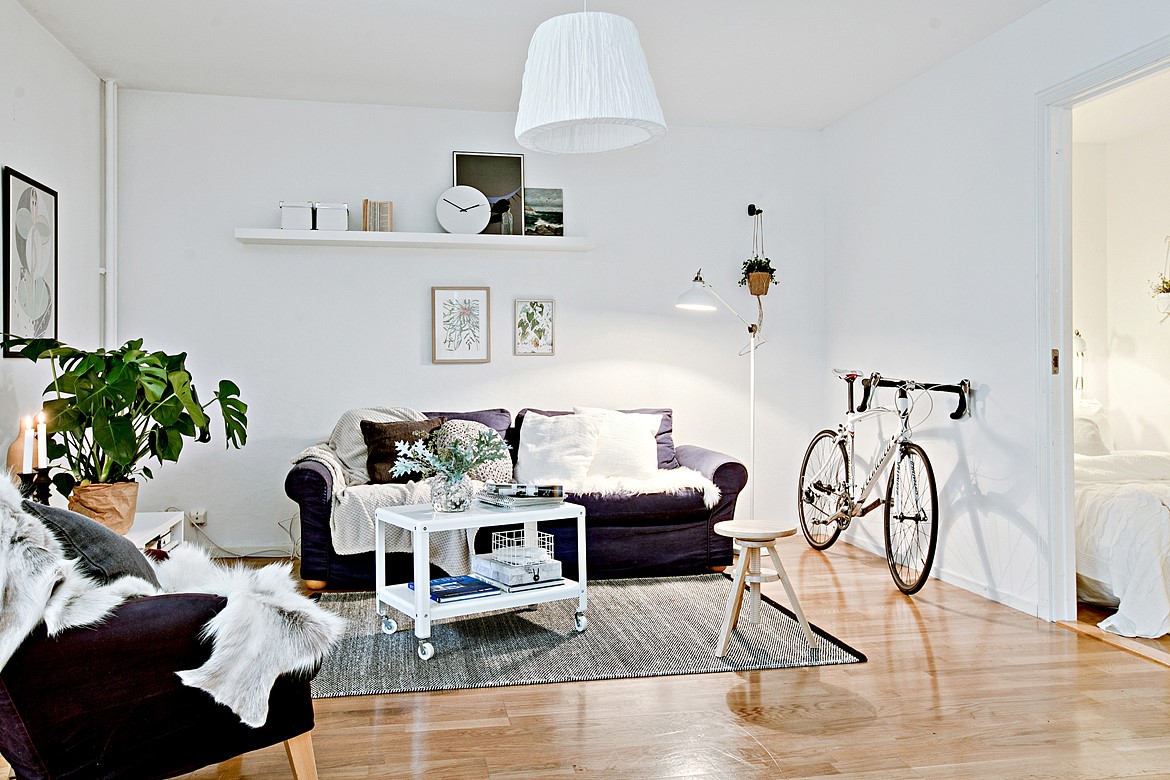自然舒适温馨自然的北欧公寓室内设计