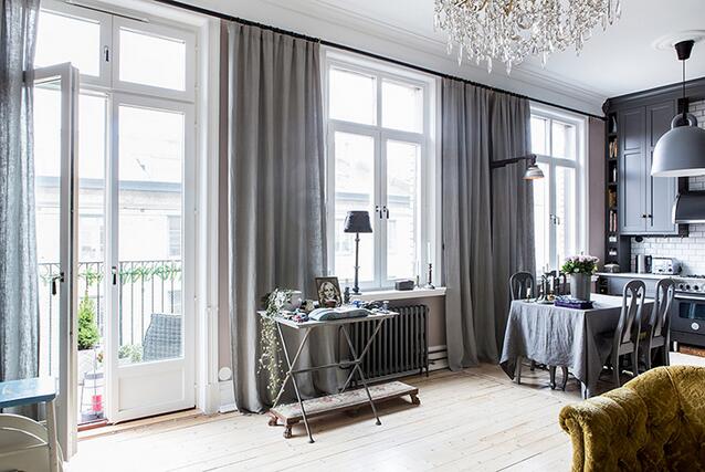 喜欢灰色装饰的北欧风格室内设计吗？