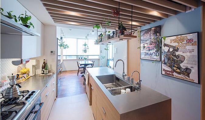 舒适温馨的日本木质现代风格公寓设计