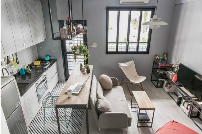 既是工作室又是家的台湾现代公寓室内设计