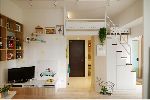 简约清新通透明亮的台湾现代室内空间设计