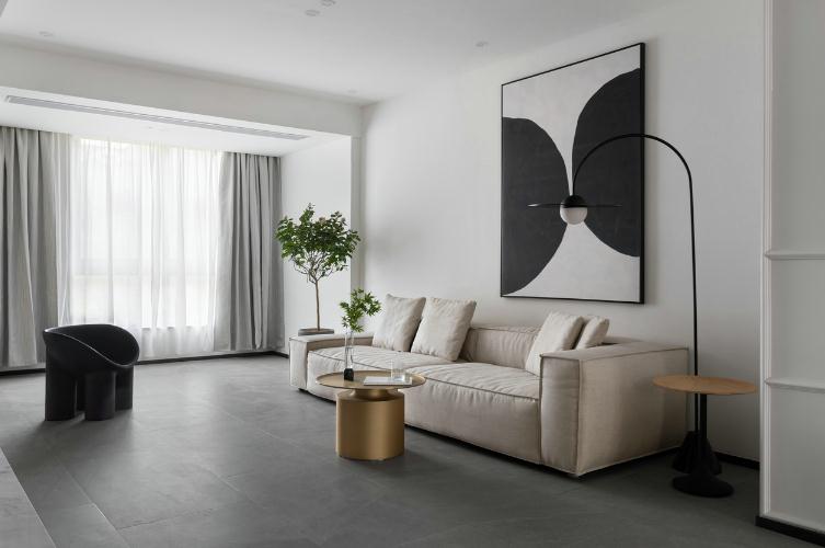 朴素典雅又宁静祥和的黑白调现代室内空间设计